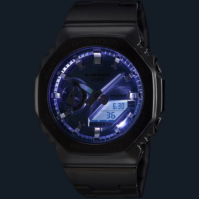 Casio G-Shock Fine Metallic Diver's Men's Watch- GM-2100YMG-9A